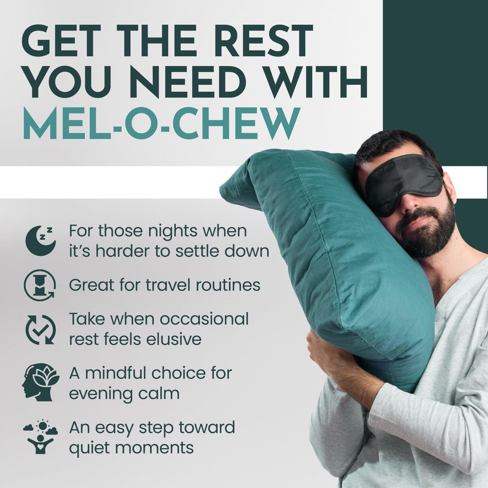 Maxi Health Mel-O-Chew with Enzymax supports faster uptake for smoother sleep