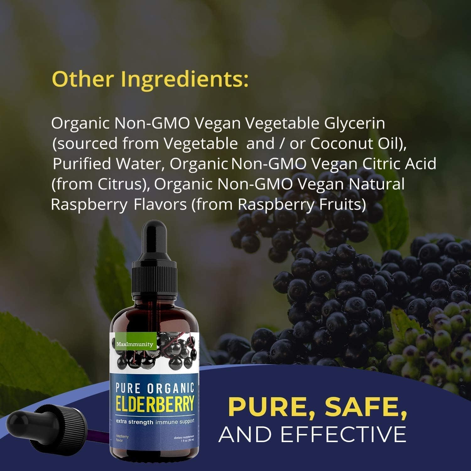 MaxImmunity kid-friendly dosing is shown for family-friendly supplementation