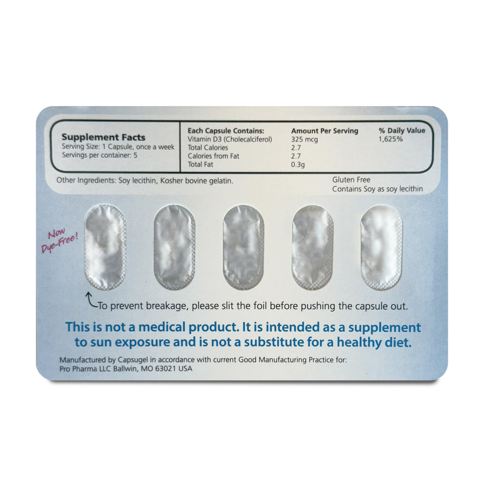 Maximum D3 label closeup featuring gluten-free and non-GMO attributes