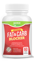 Maximum Slim fat and carb blocker bottle for daily weight management.