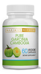 Maximum Slim Garcinia Cambogia bottle highlights pure HCA extract for daily weight support.