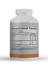 MaxiVision Eye Formula bottle back label shows ingredients and zinc content