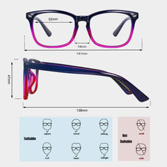 MAXJULI blue light glasses with glare-free lenses for clear viewing