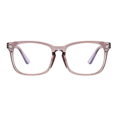 MAXJULI blue light glasses, front view, reduces screen glare for long computer work.