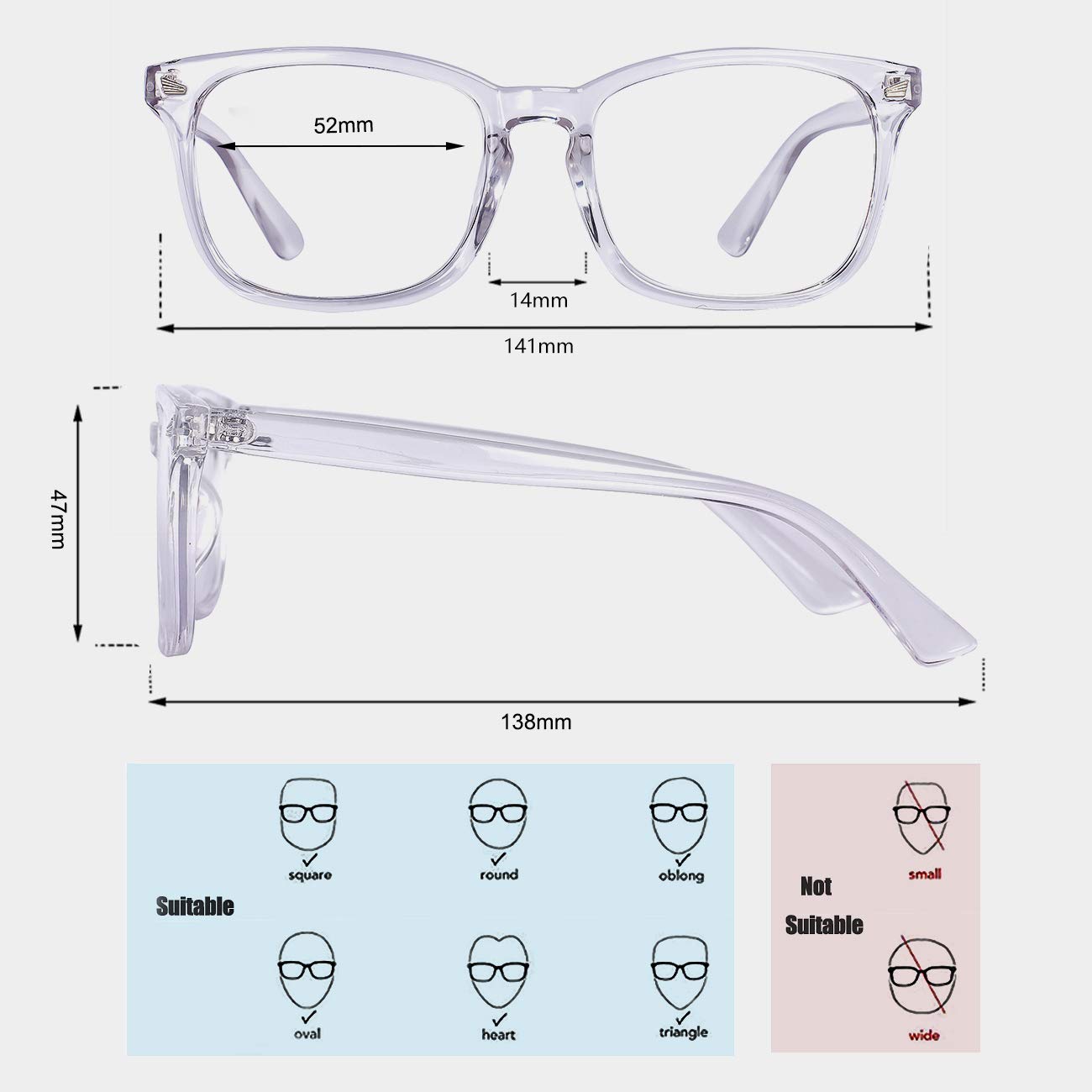 Gafas MAXJULI duraderas para uso diario y viajes