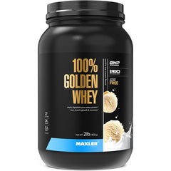 Maxler 100% Golden Whey bottle for convenient daily protein fueling.