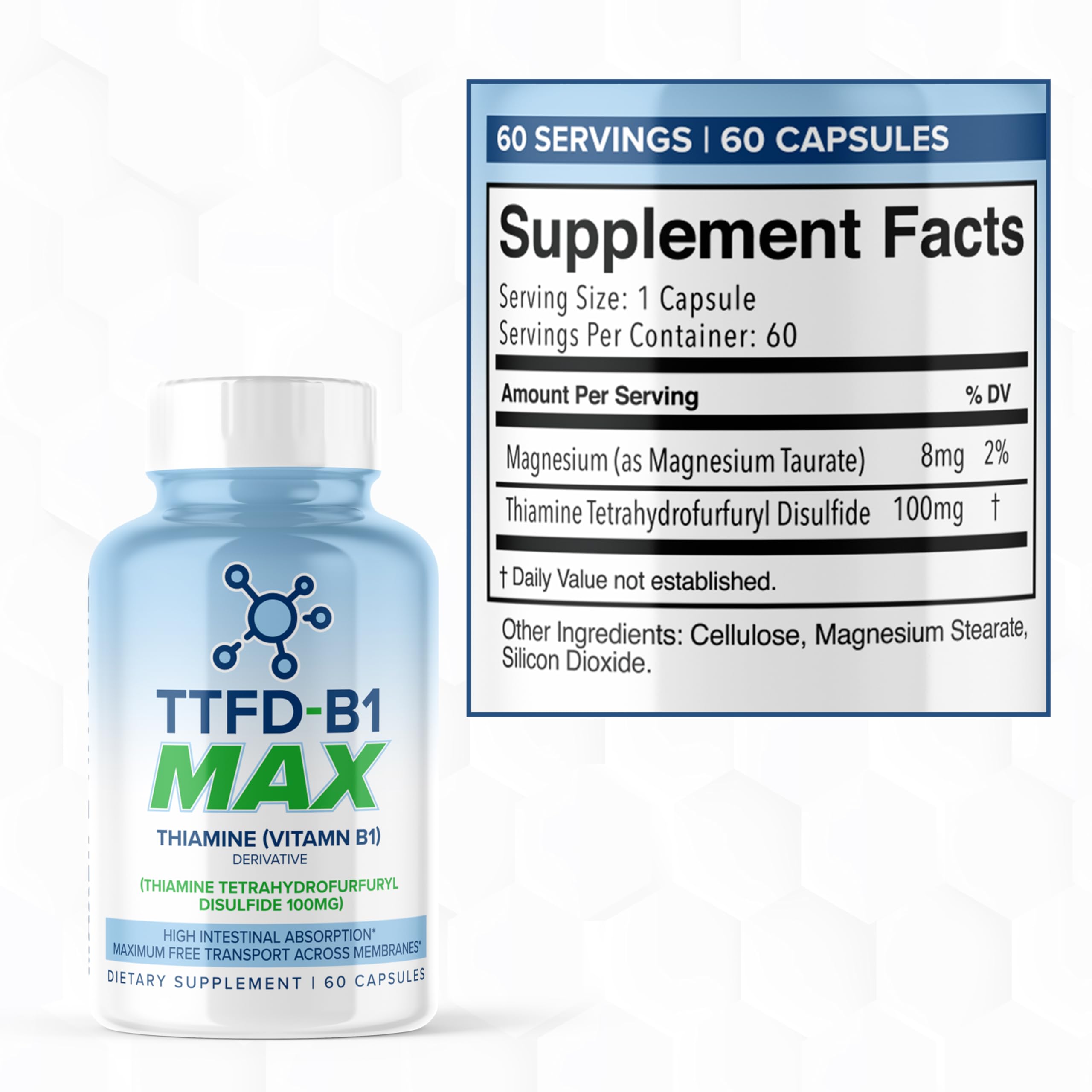 MAXLIFE NATURALS TTFD helps nerve function support