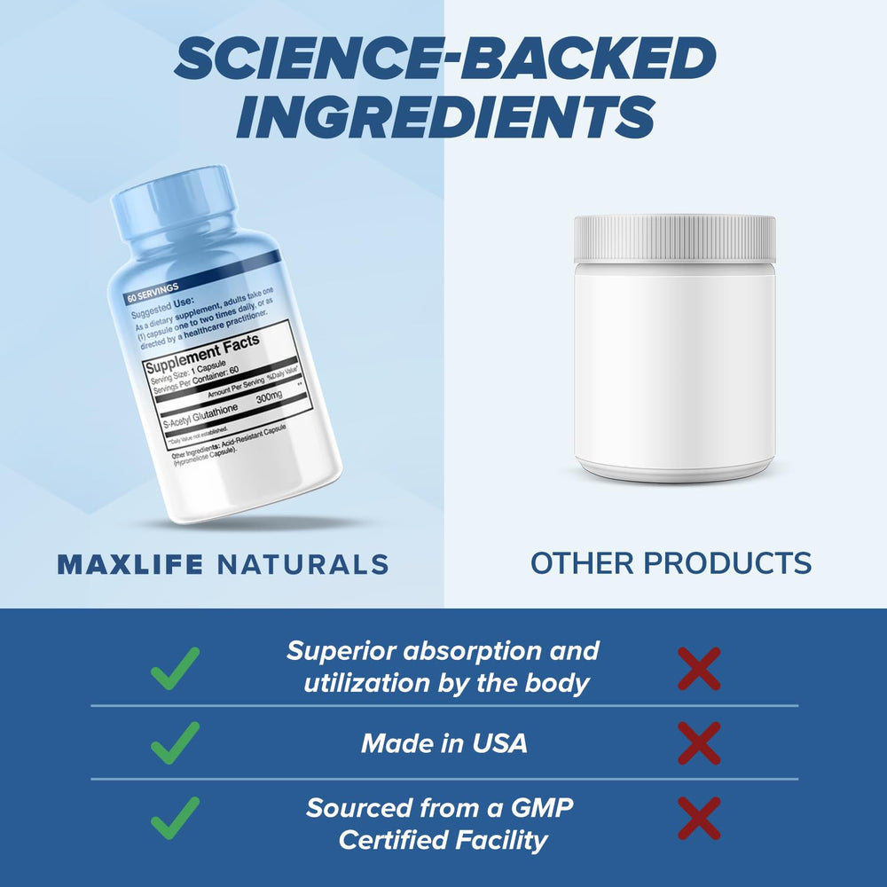 MAXLIFE NATURALS skin clarity visual for radiance.
