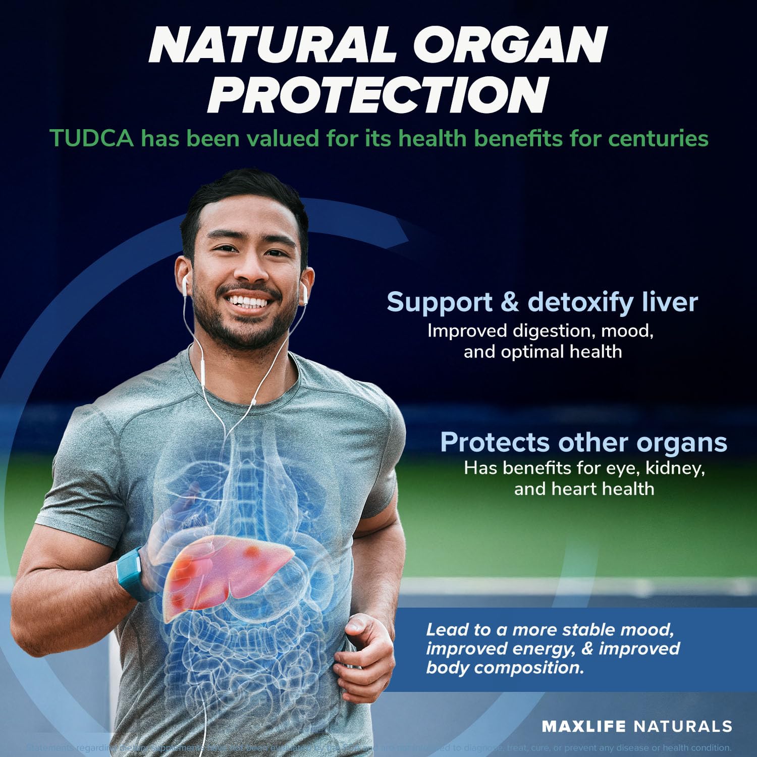 MAXLIFE NATURALS Tudca daily-use capsule for easy routine