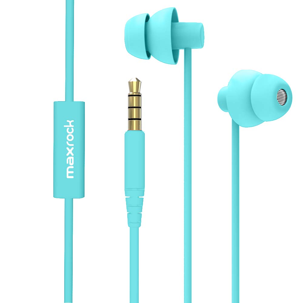 MAXROCK Sleep Earbuds with soft silicone fit for comfortable all-night wear and side sleeping