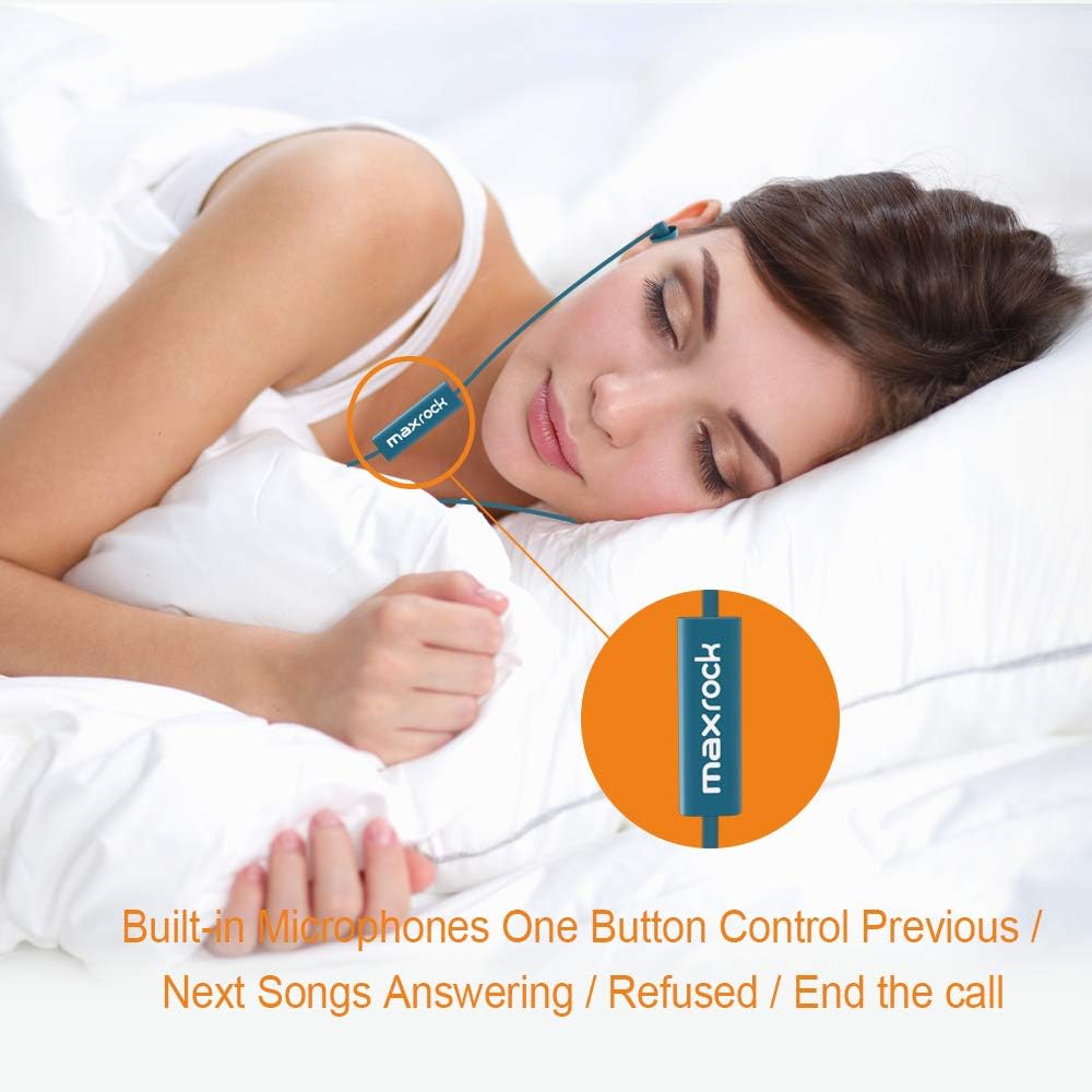 MAXROCK Sleep Earplugs blocking snoring and ambient noise.
