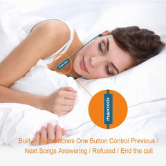 MAXROCK Sleep Earplugs blocking snoring and ambient noise.