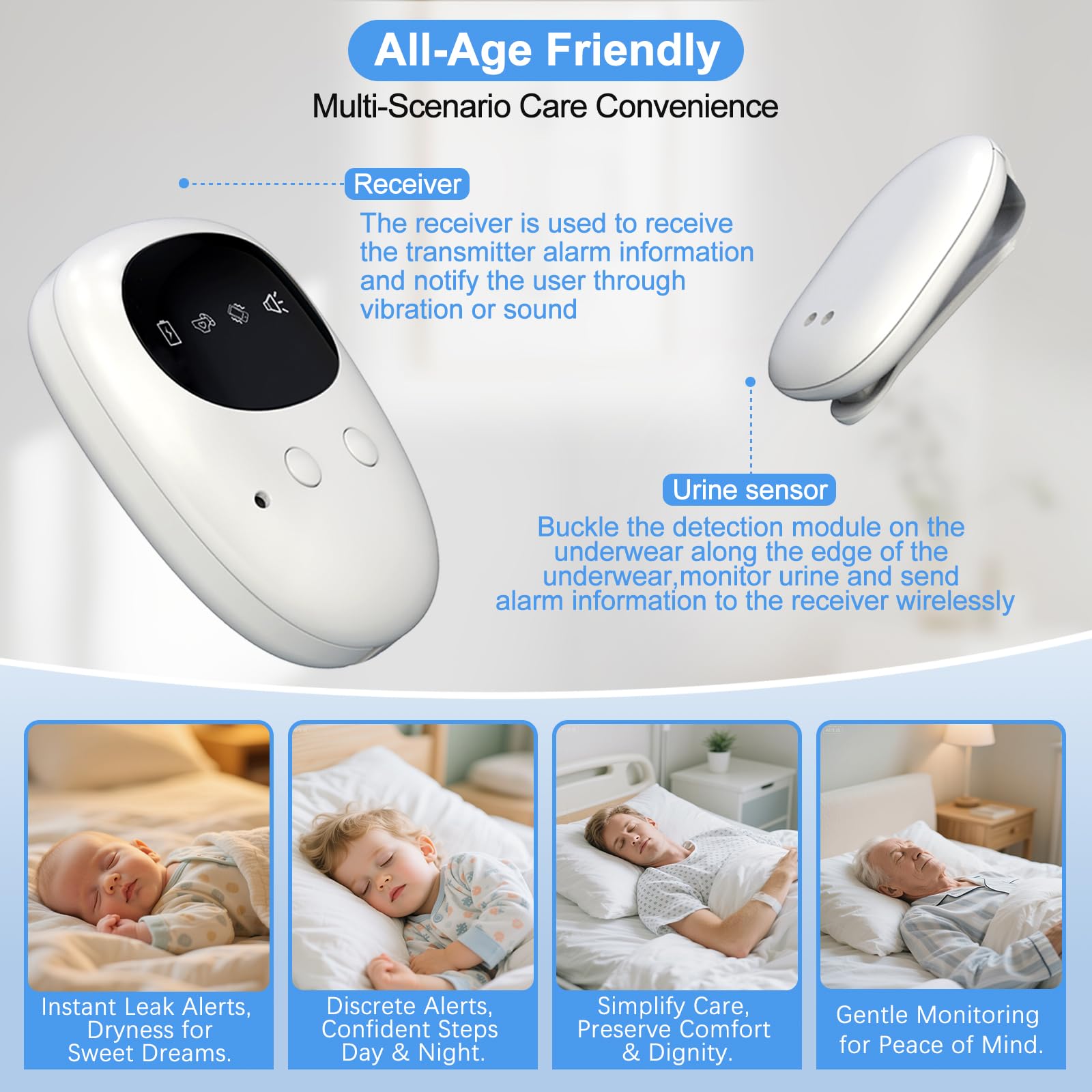 Maxsolve vibration + sound mode for reliable wake-up