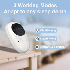 Maxsolve vibration-only alert mode for gentle wake-ups