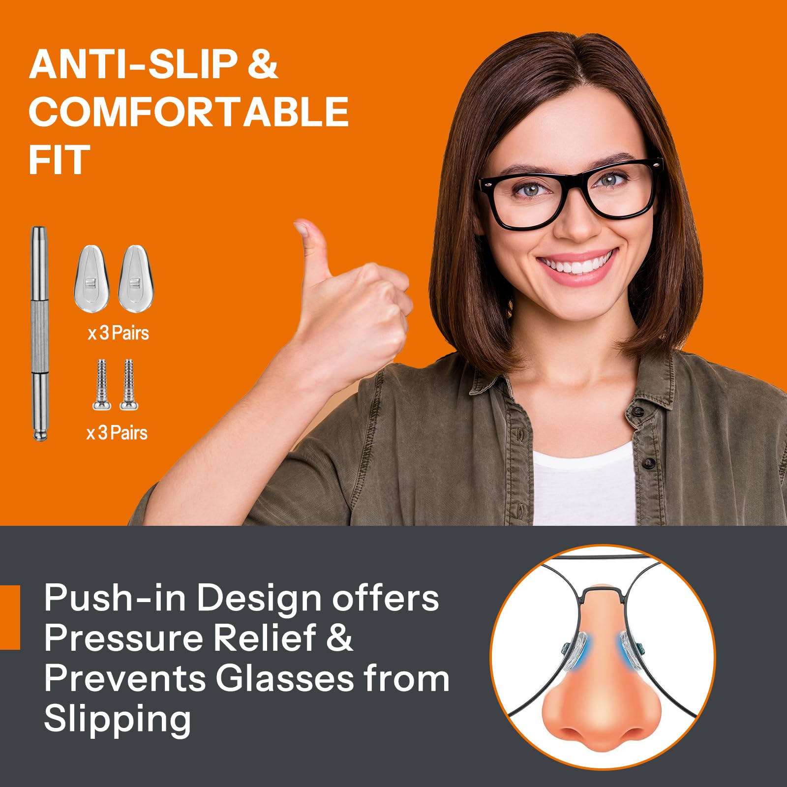 Maxsure 3-in-1 screwdriver for on-the-go adjustments.