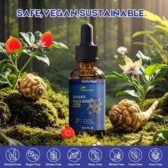 MaxuraFit amber bottle with label communicates vegan formulation
