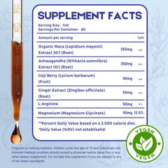 MaxuraFit liquid drops being poured to show precise 2 ml serving measure