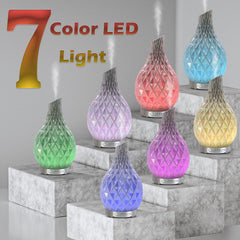 MAXWINER Diamond Diffuser showing 7 color lights to set the mood.