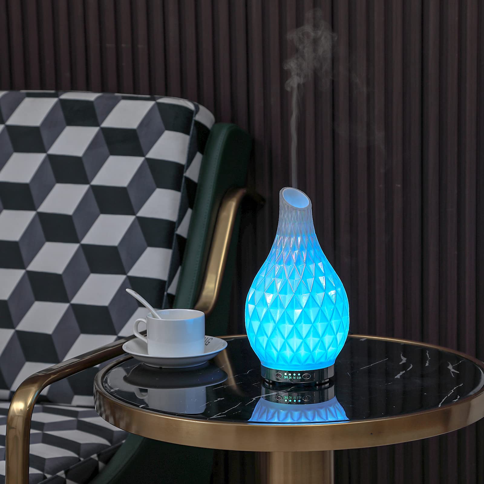 MAXWINER Diamond Diffuser auto shut-off protects the unit when water is low.