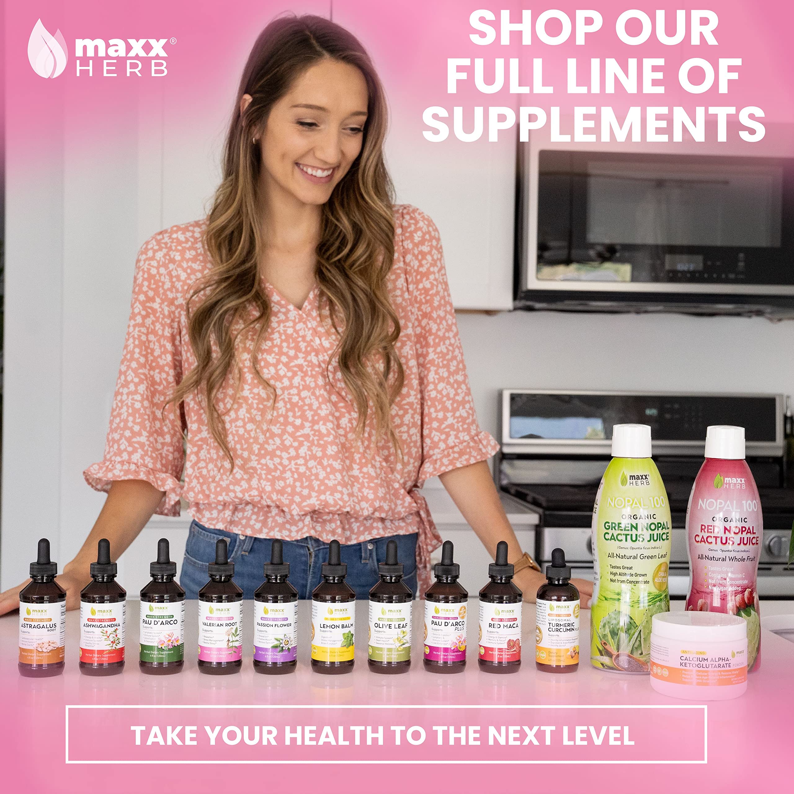 Maxx Herb Valerian bottle setup shows easy nightly dosing