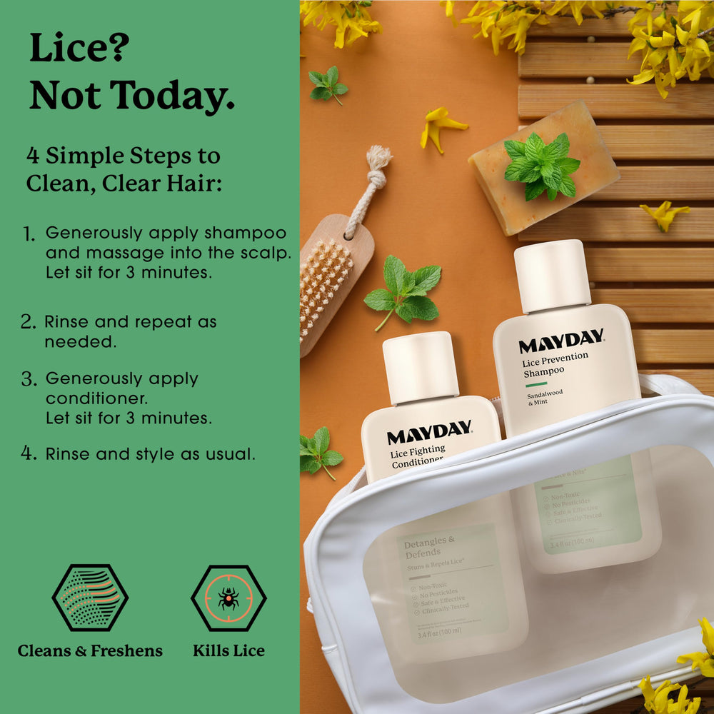 MAYDAY bundle front view box highlighting non-toxic formula