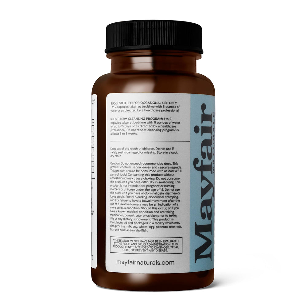 Ingredients close-up of Mayfair Naturals 15 Day Cleanse reflecting GMP sourcing