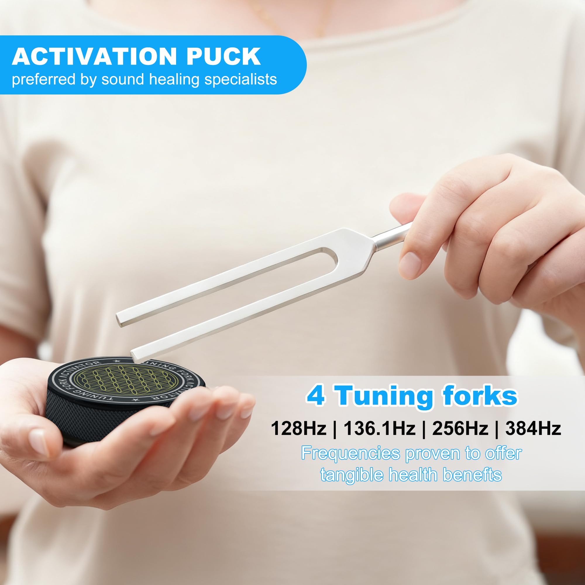 Mayful activator tool for precise tuning fork performance