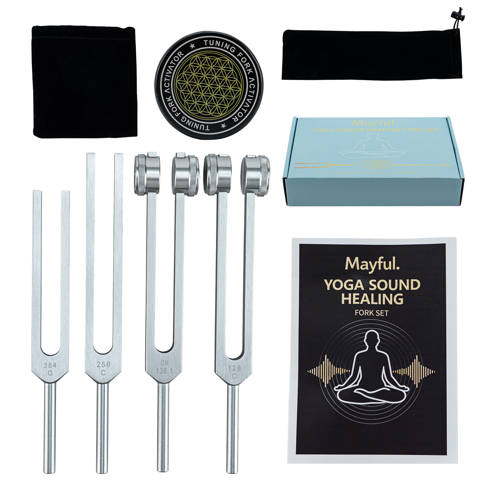 Mayful 128Hz tuning fork for muscle ease and meditation