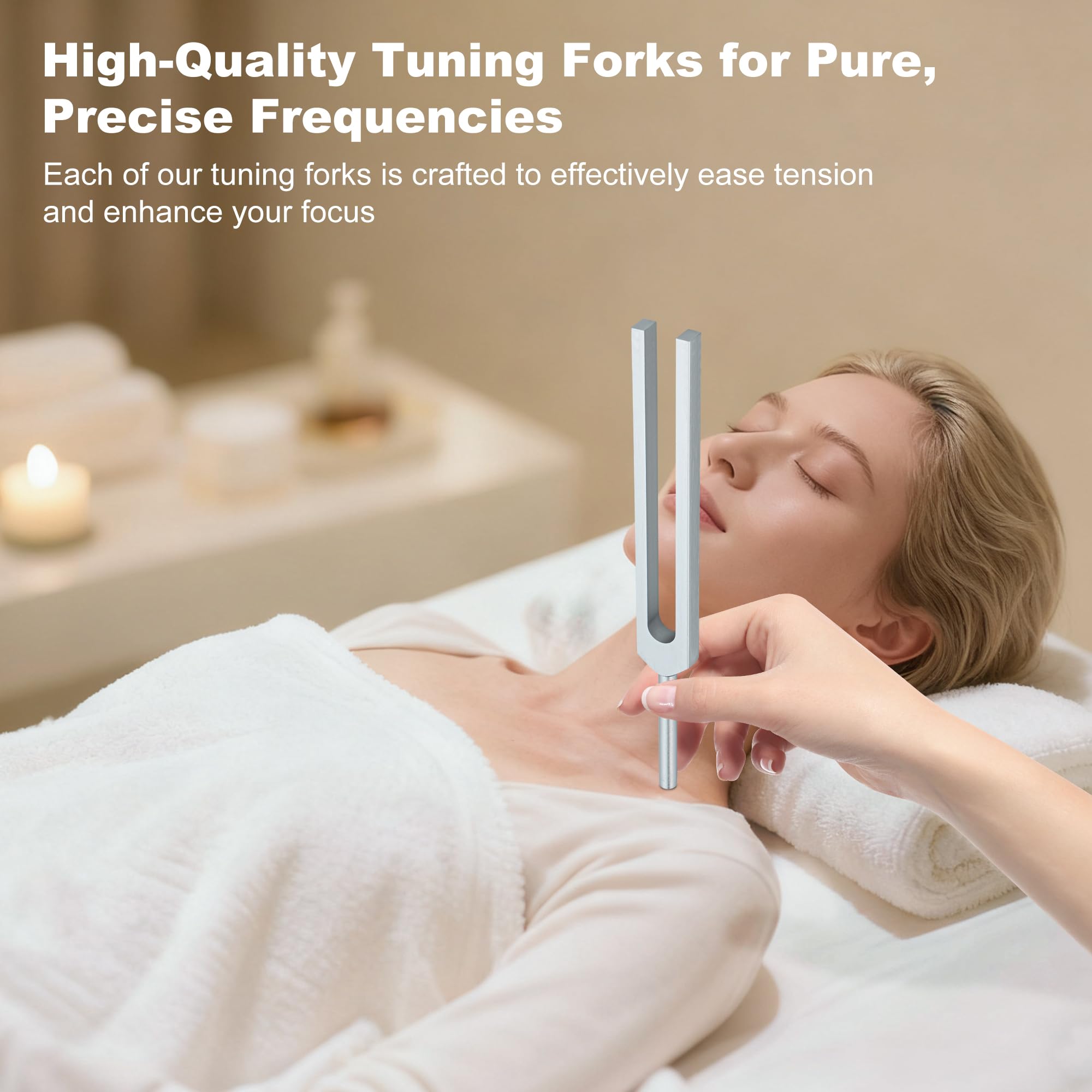Mayful 136Hz tuning fork for calm focus during practice