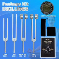 Mayful 256Hz tuning fork to refresh energy in yoga sessions