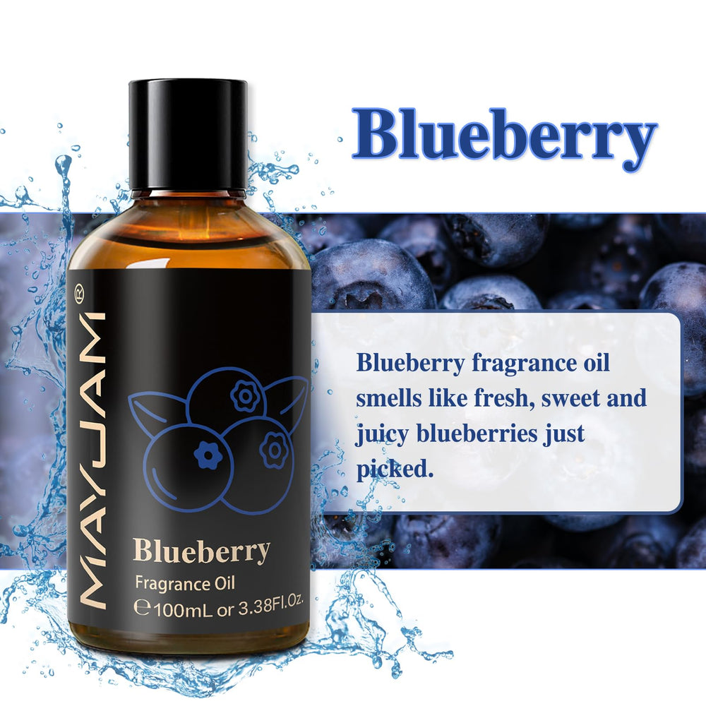 MAYJAM Blueberry fragrance oil used in soap crafting