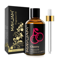 MAYJAM cherry fragrance oil bottle delivering a rich scent for diffusers.