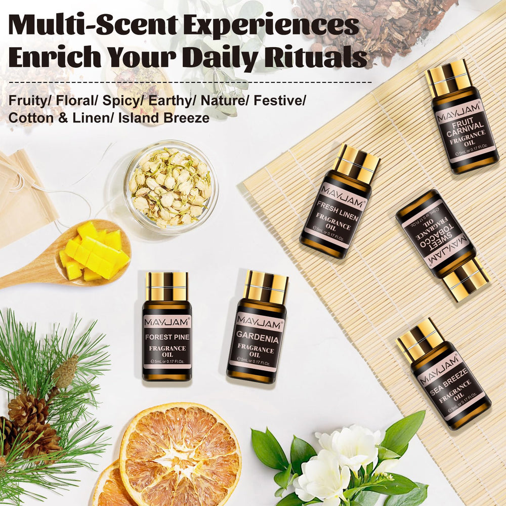 MAYJAM oils used in soap making for fragrant handmade bars