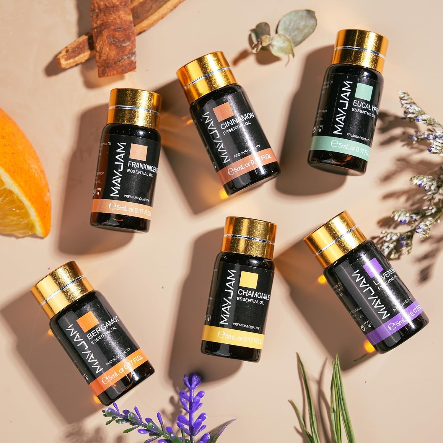 MAYJAM gift box of 20 oils for aromatherapy lovers