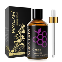 MAYJAM grape fragrance oil bottle highlights long-lasting scent for diffusers