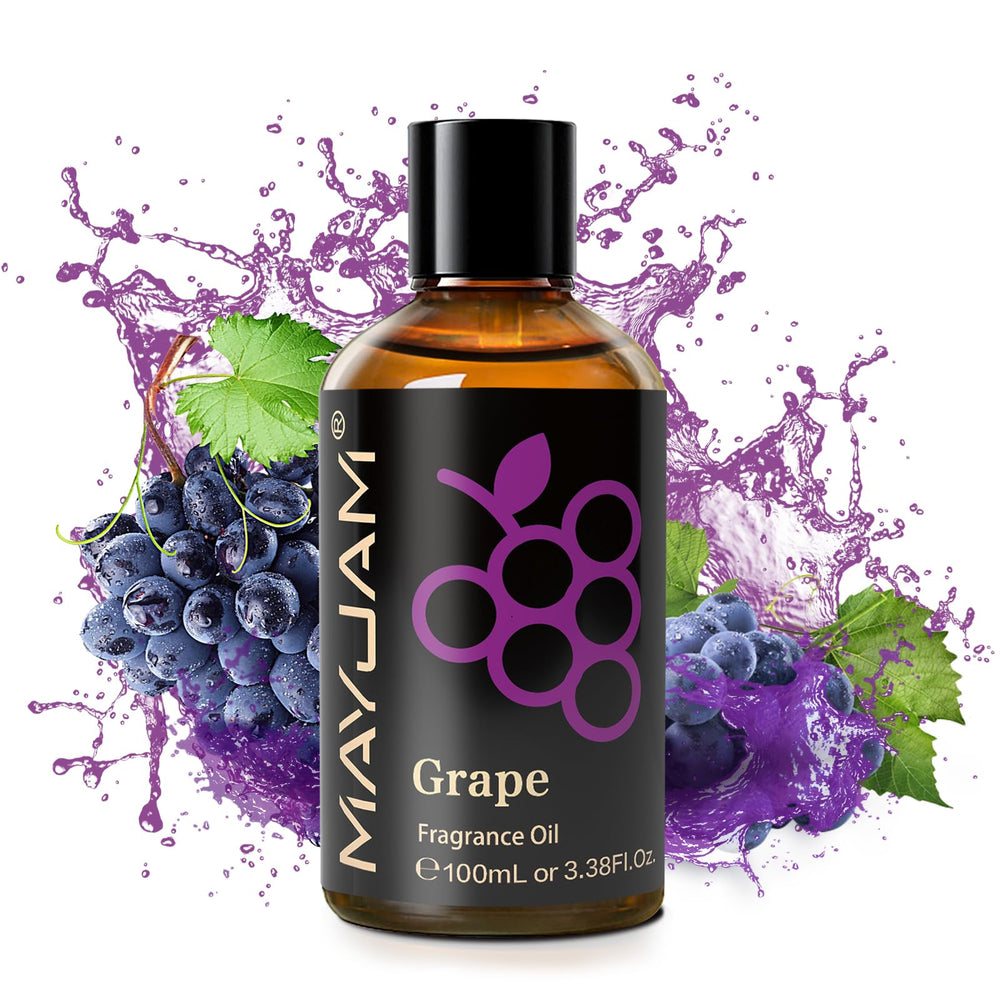 MAYJAM grape fragrance oil packaging box presentation for gifting