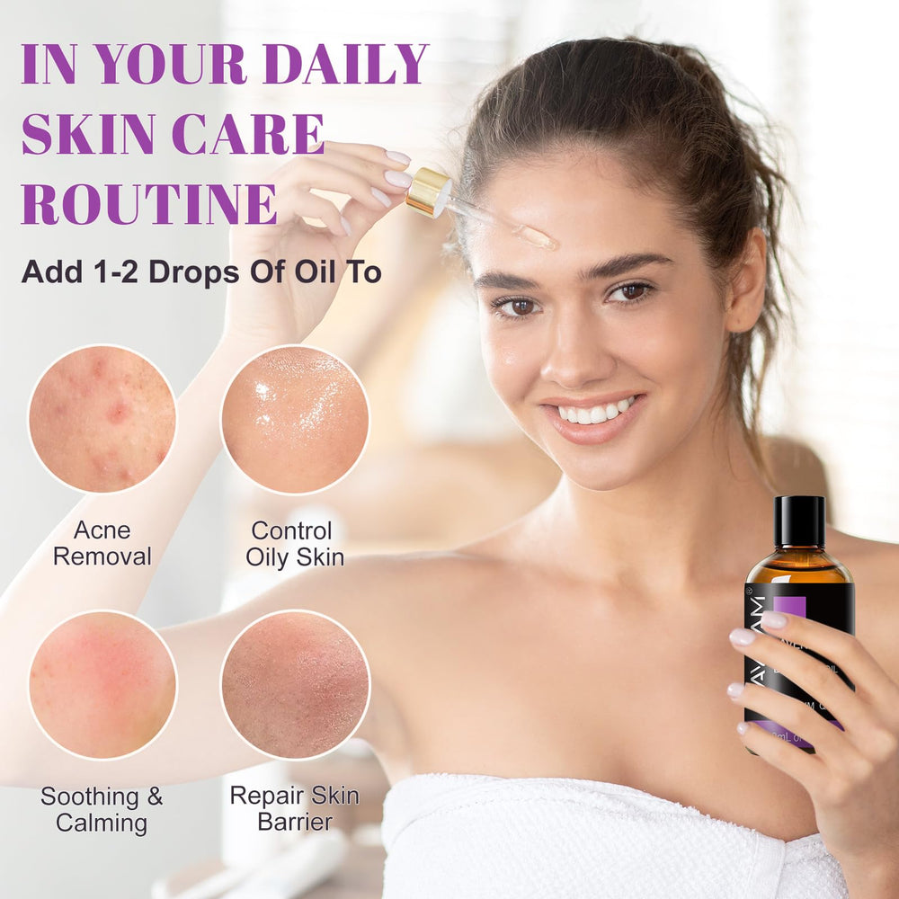 MAYJAM Lavender Fine Oil applied to skin with carrier oil
