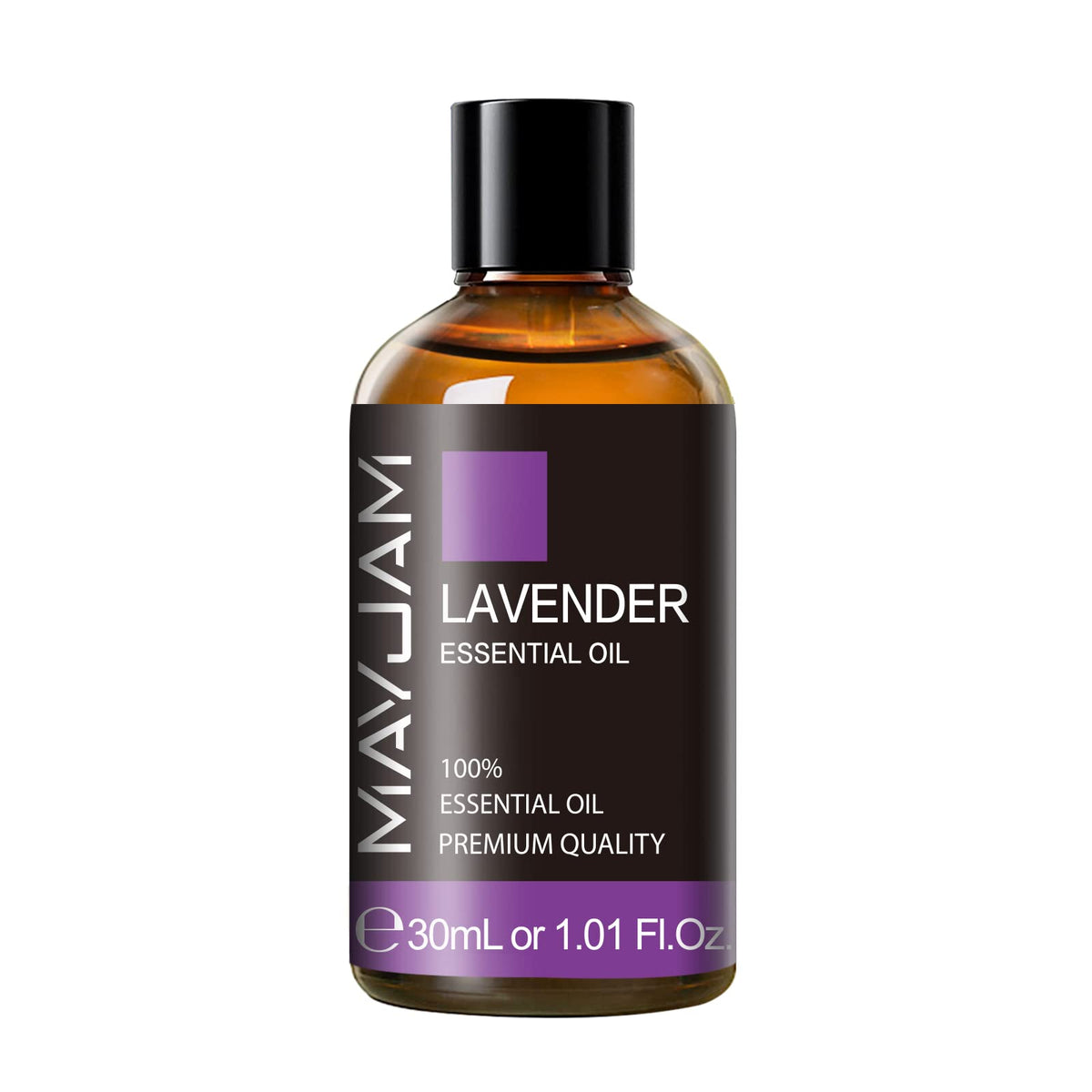 MAYJAM Lavender essential oil bottle with calming aroma for diffusers