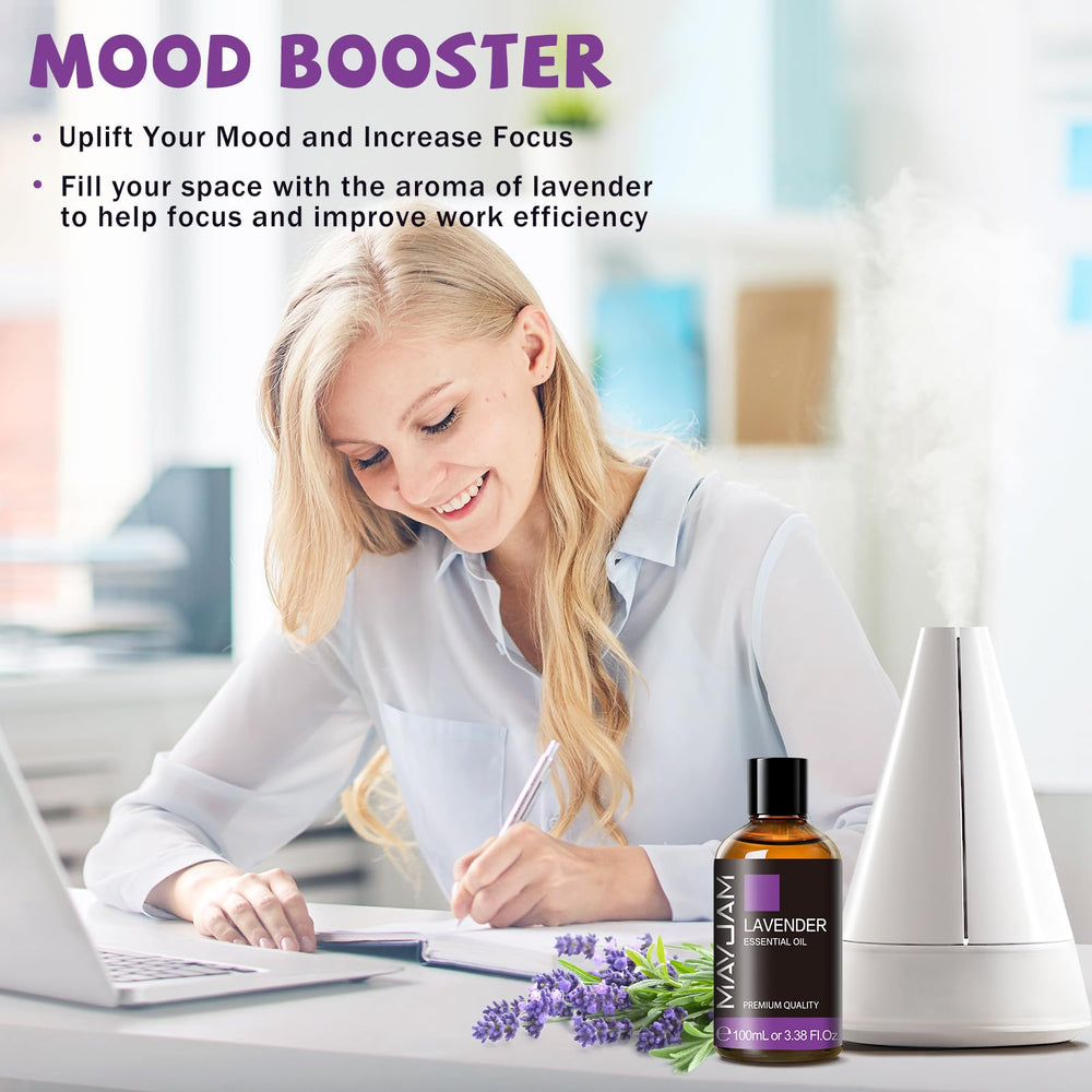 MAYJAM Lavender essential oil suitable for soothing baths and DIY blends.