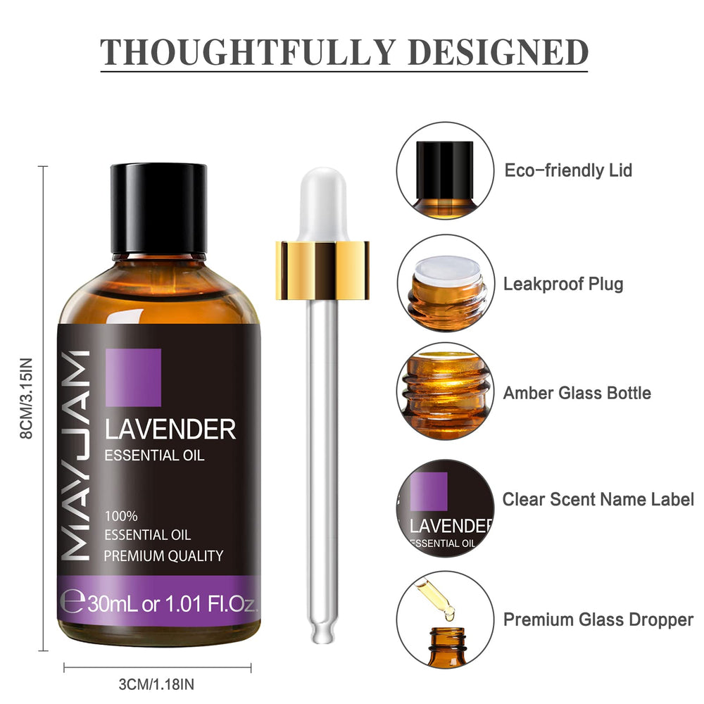 MAYJAM lavender oil massage blend promotes relaxation