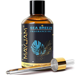 MAYJAM Sea Breeze amber bottle preserves fragrance for extended use.