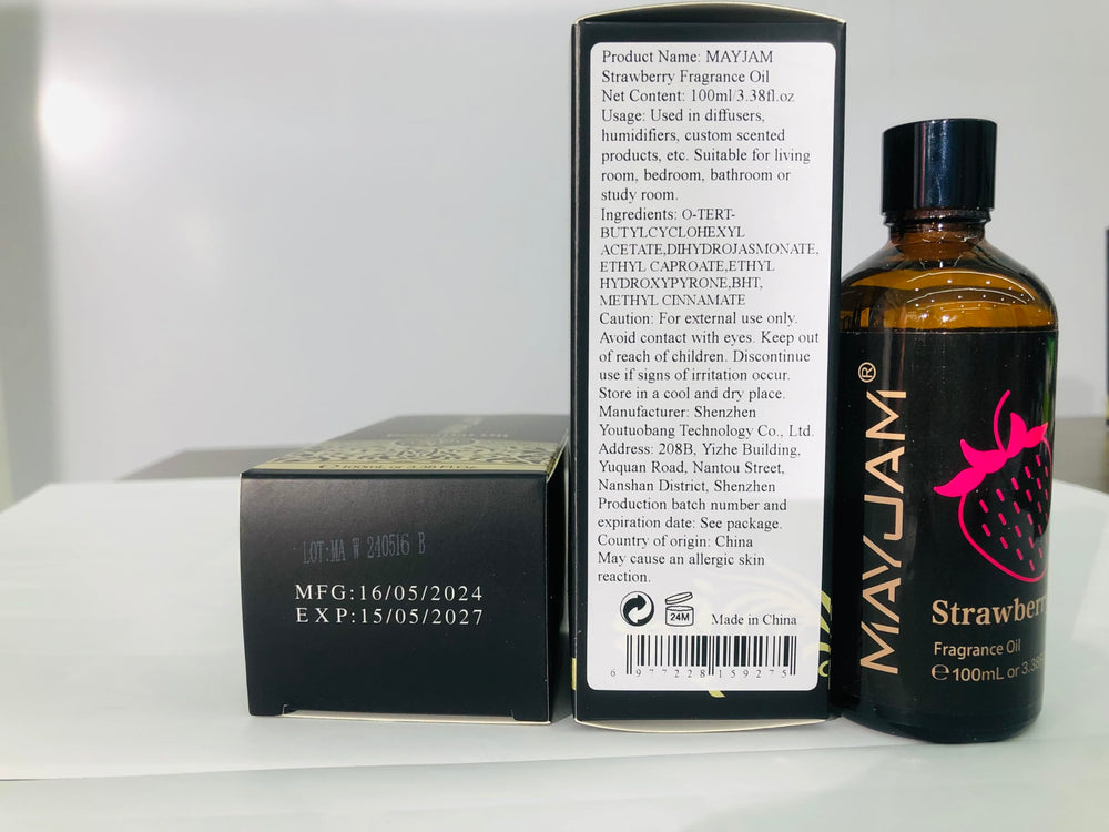MAYJAM strawberry fragrance oil for DIY projects and crafts