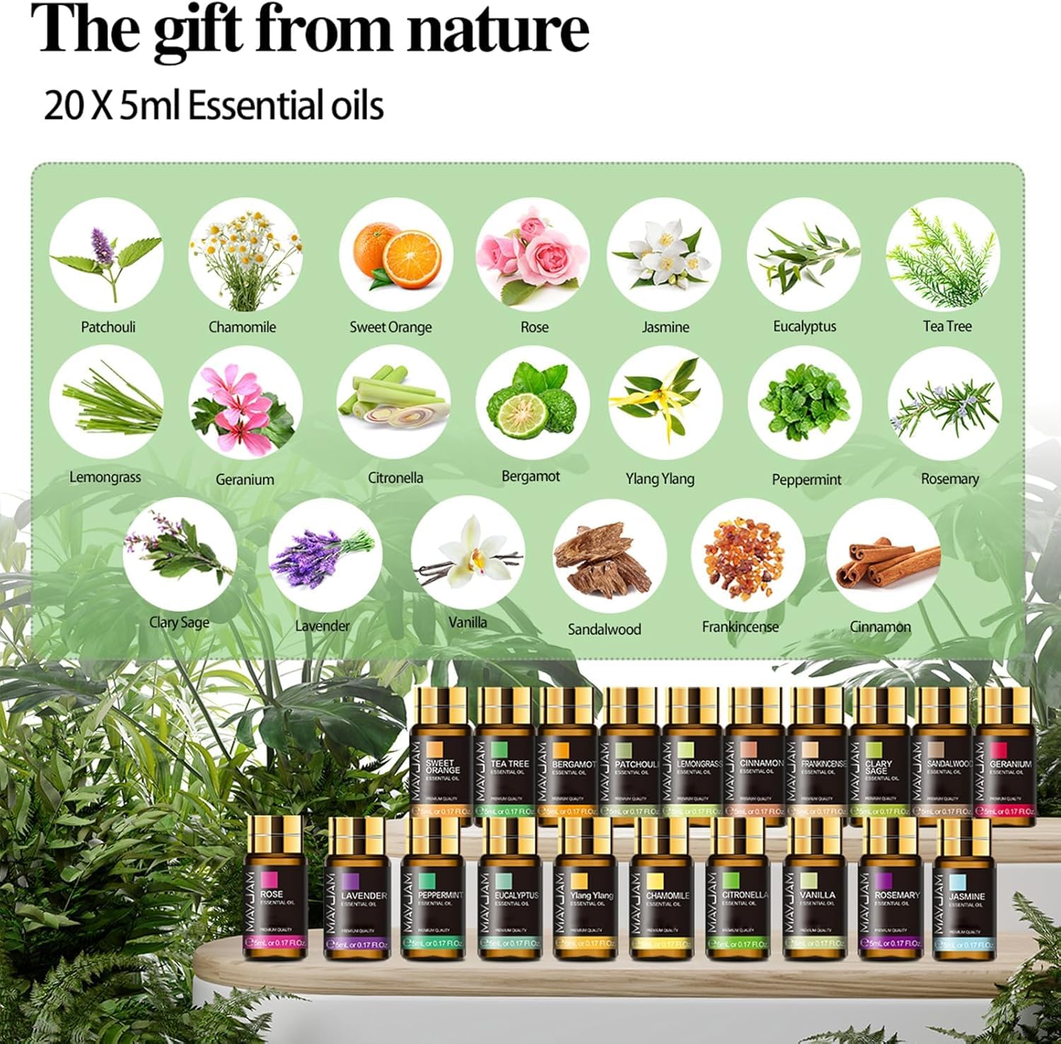 MAYJAM essential oil gift-set packaging for gifting and aromatherapy ideas