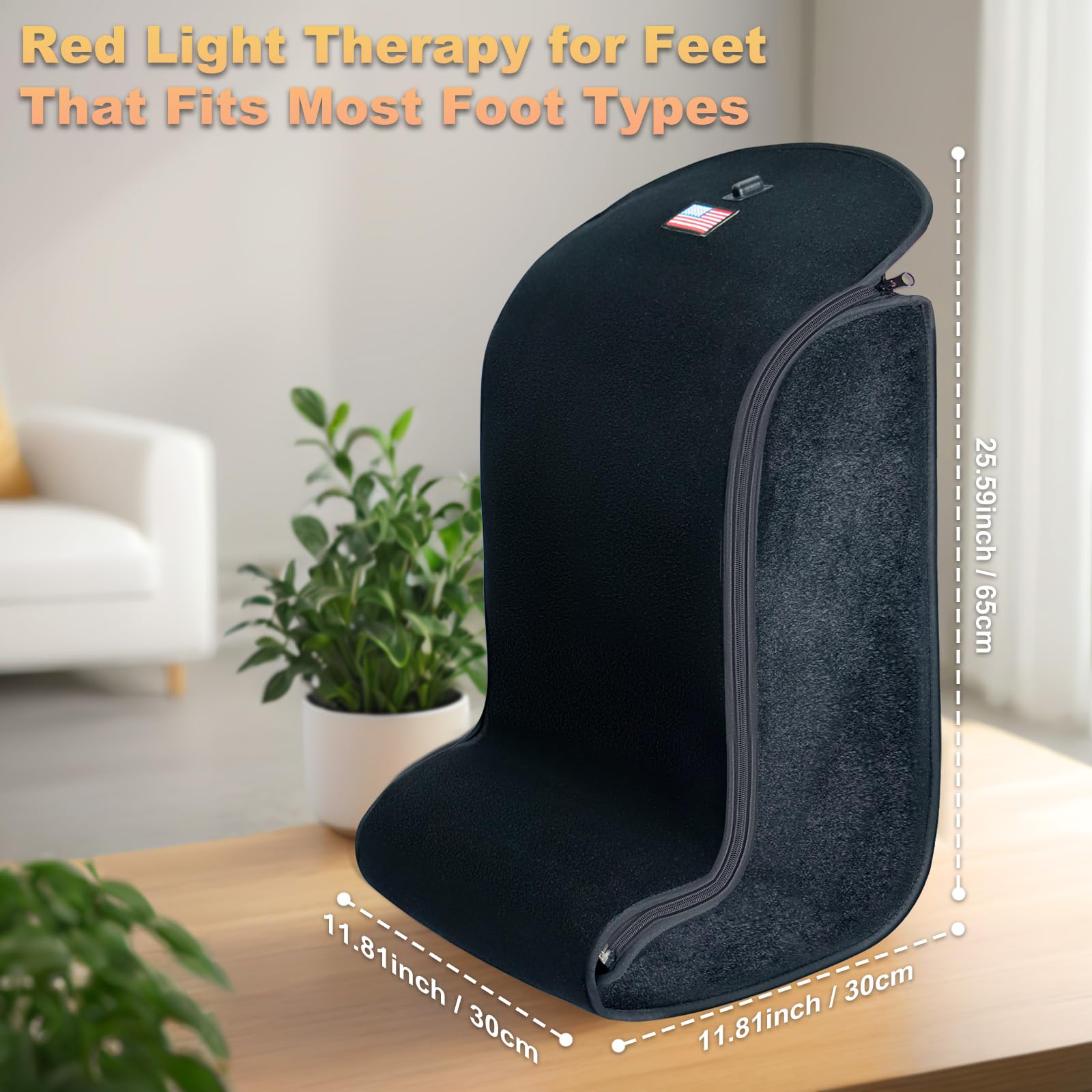 MAYLINK therapy setup used on legs and feet after a long walk.