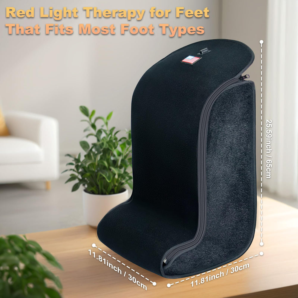 MAYLINK therapy setup used on legs and feet after a long walk.