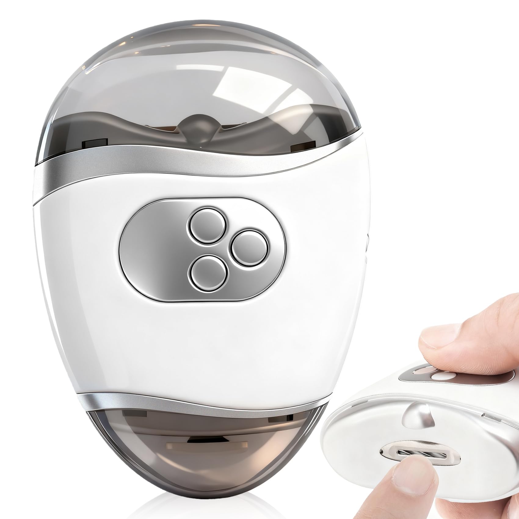 Maymalze Electric Nail Clipper with LED light aids precise at-home trimming