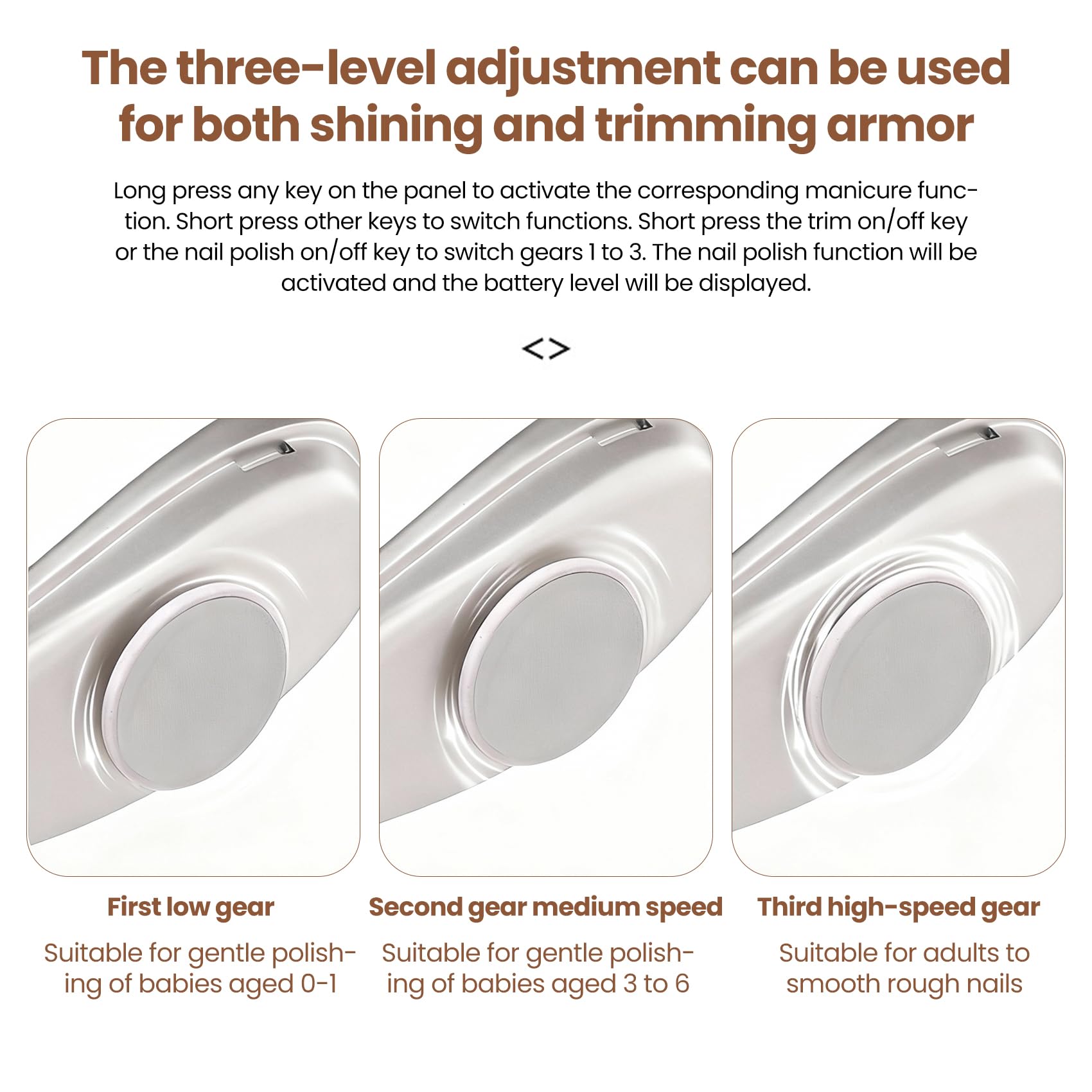 Maymalze in sleek white complements any vanity while performing safe grooming