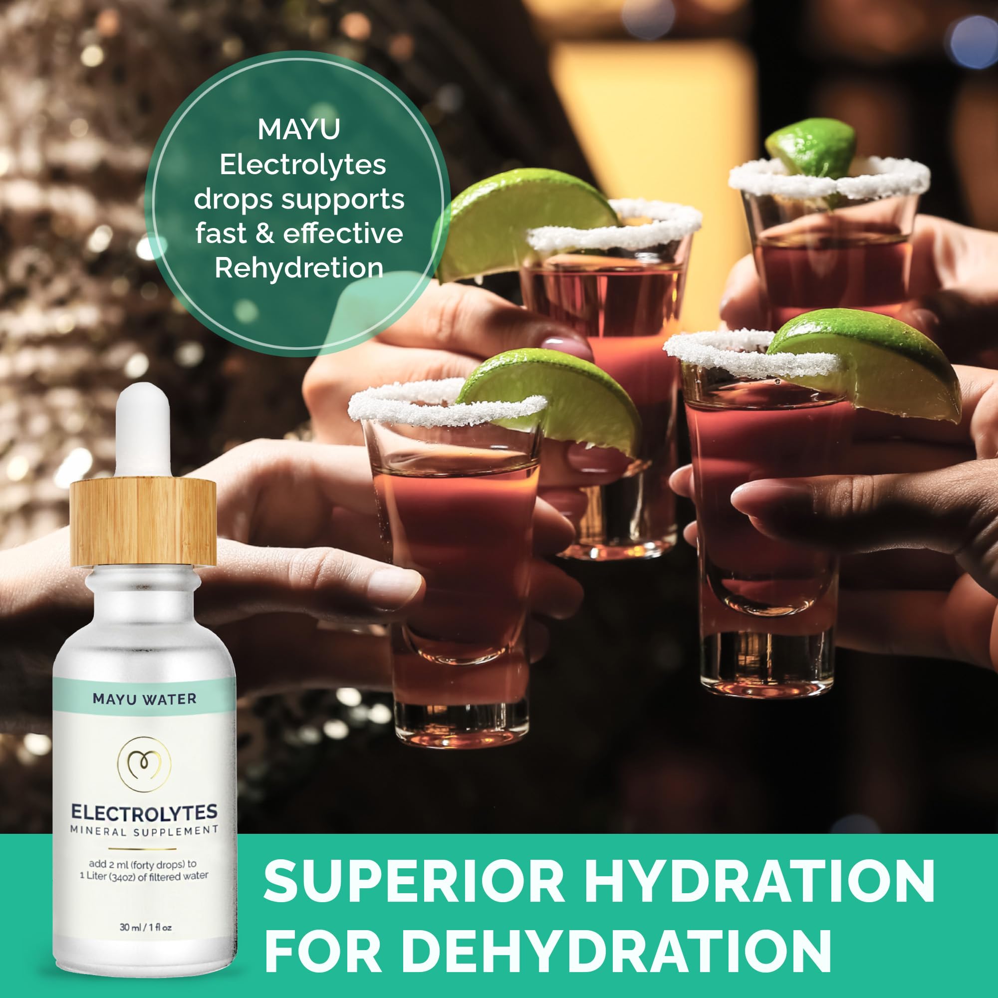 Mayu Electrolyte Water Drops dissolve quickly for fast absorption