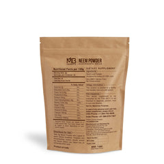 MB Herbals Polvo de Neem, empaque antiguo, ideal para cuidado capilar