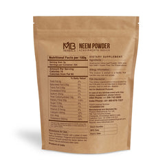 MB Herbals Neem Powder 2 lb pack for detox and natural cleansing